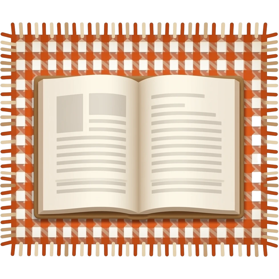 Picnic book emoji