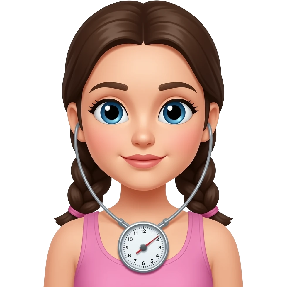 the girl weighs herself emoji