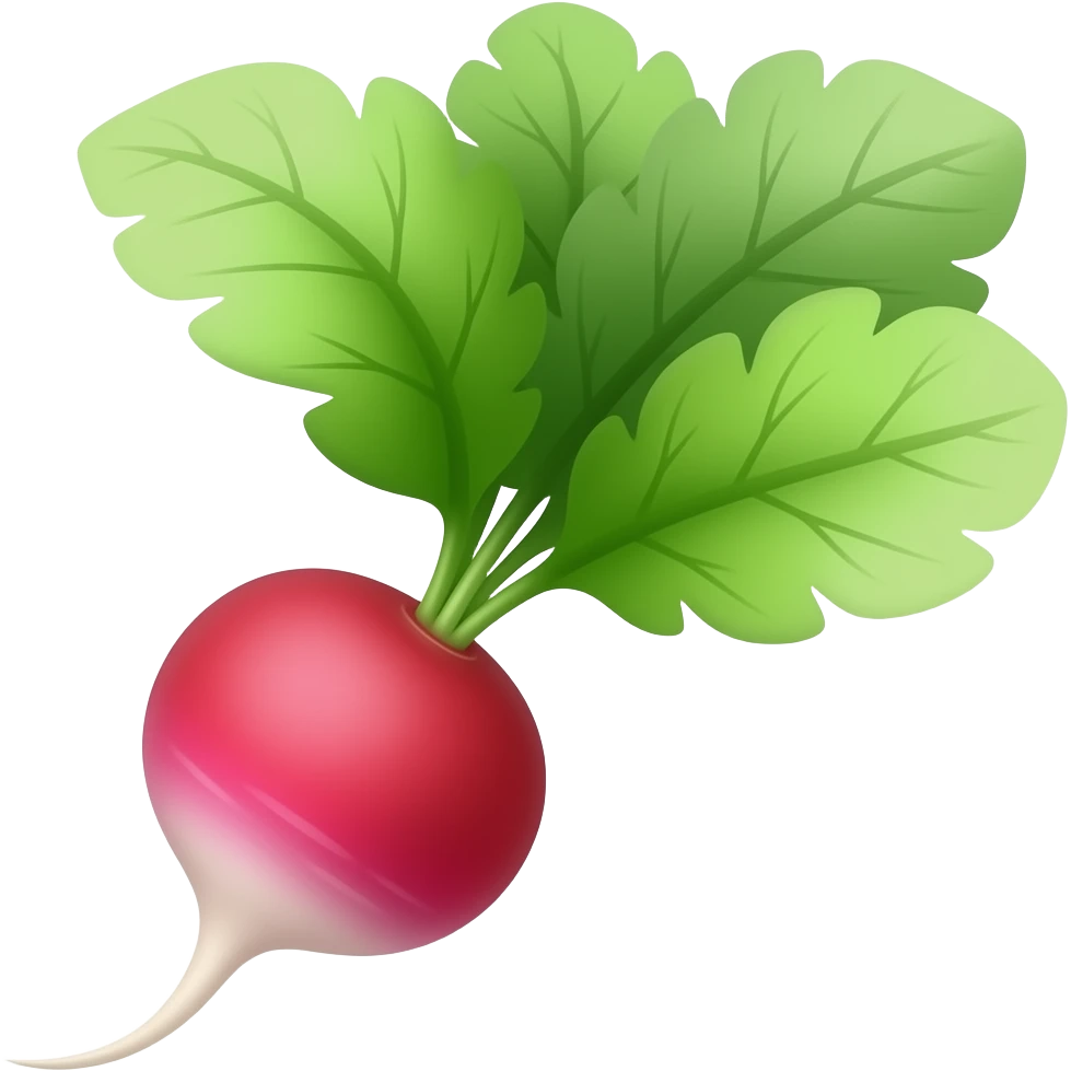 radish emoji