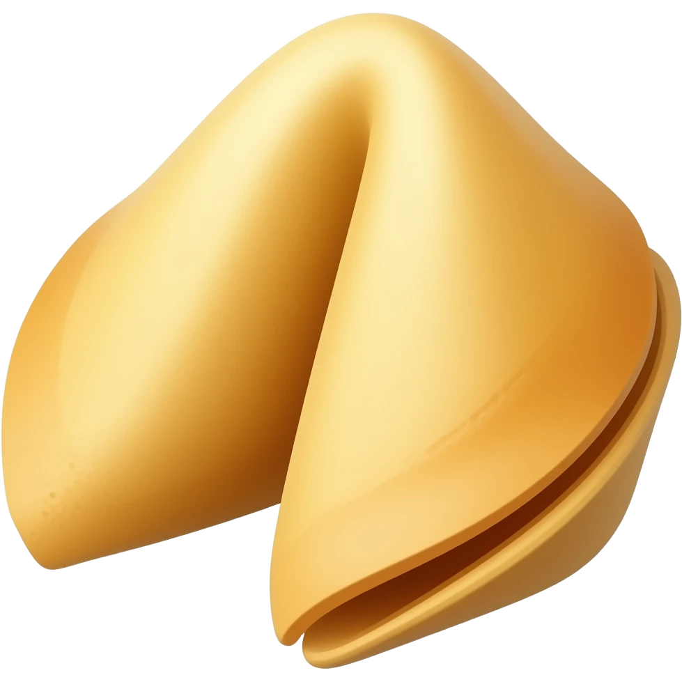 fortune cookie emoji