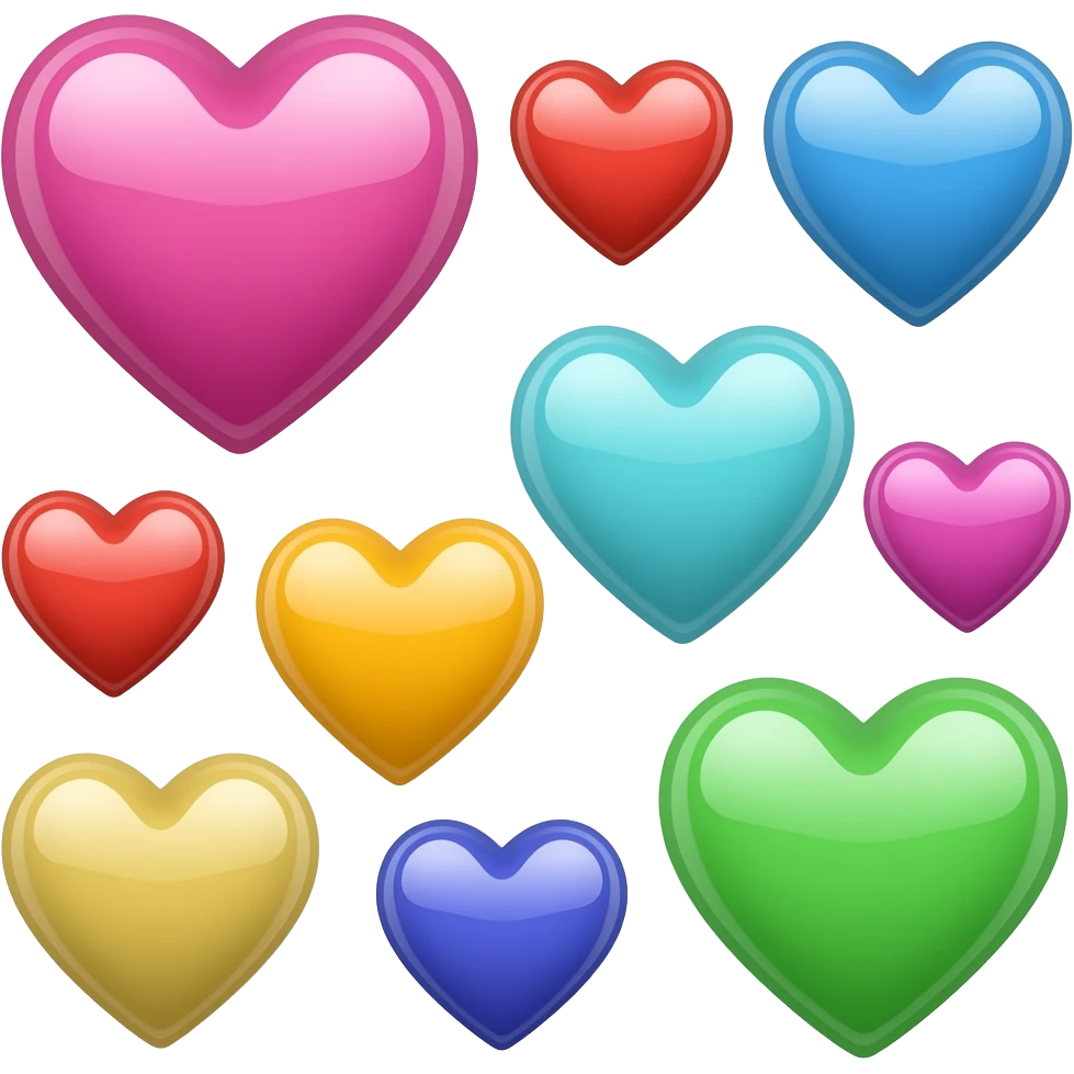 ❤️🧡💛💚💙💜🤎🖤🤍🩷🩵🩶 emoji