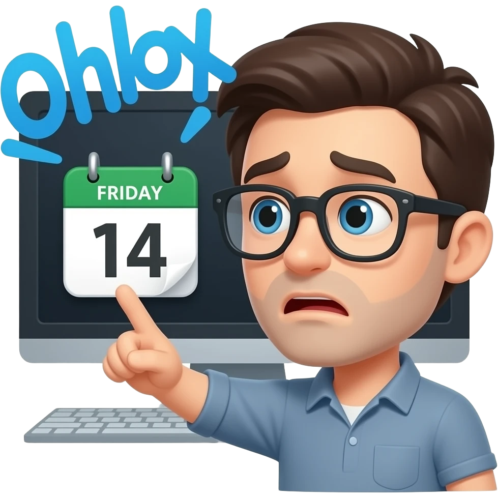 scared to push to production on a Friday (software) (send it!) emoji