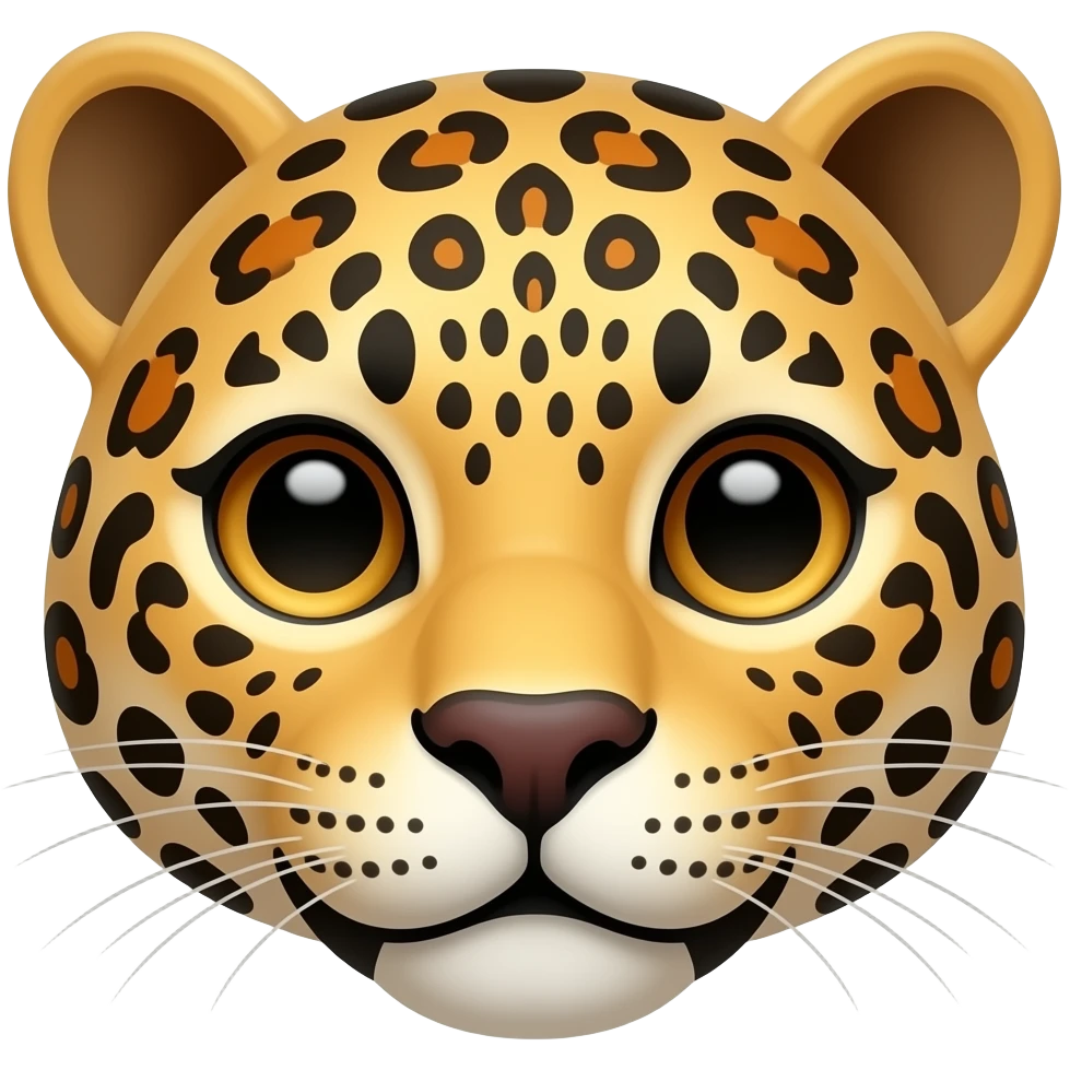 Leopard pattern emoji