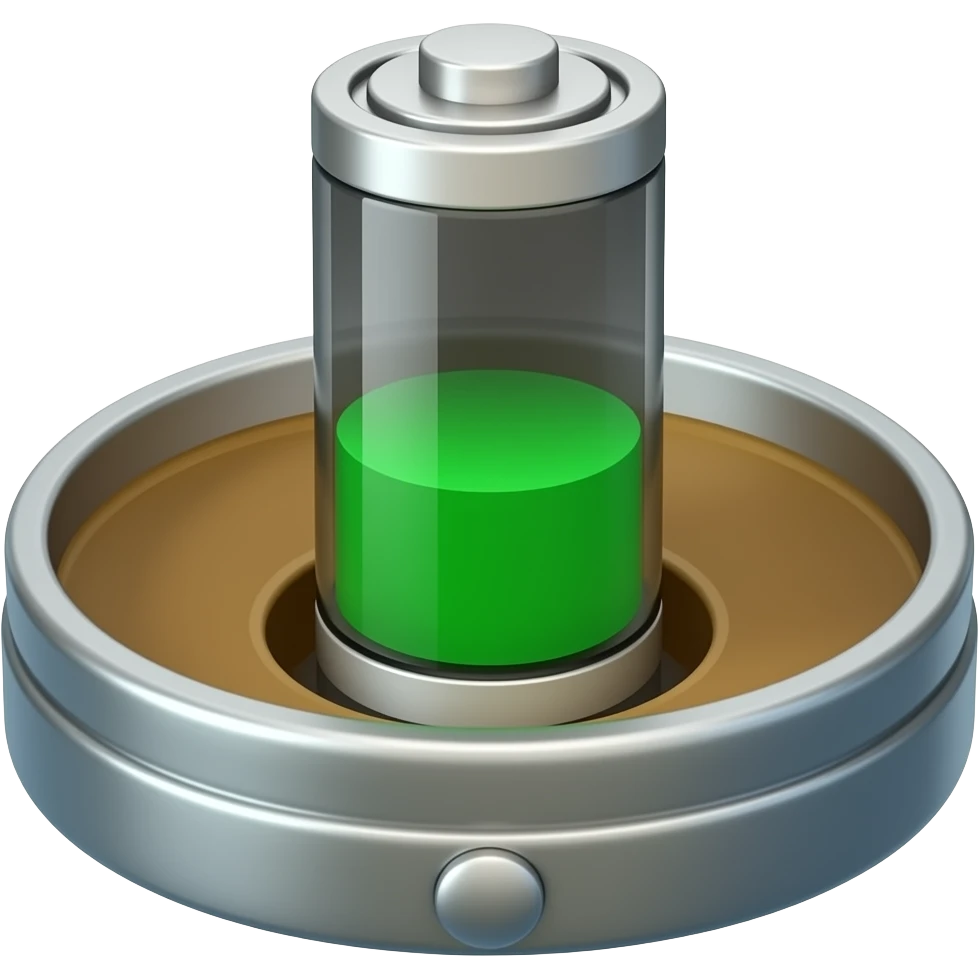 hazme un emoji de un batería emoji