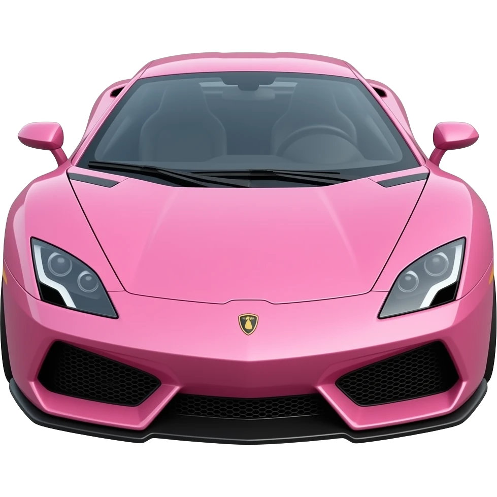 Pink car emoji