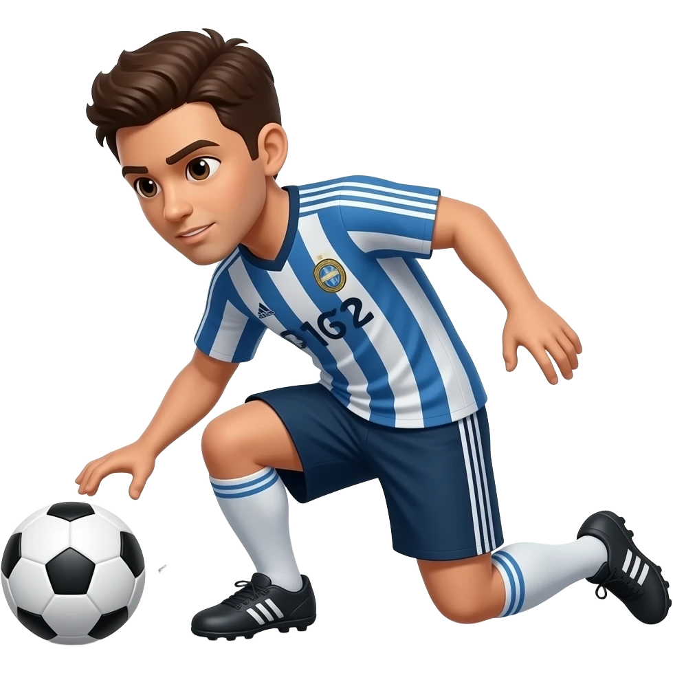 emoji simple style gets fouled on the floor soccer emoji