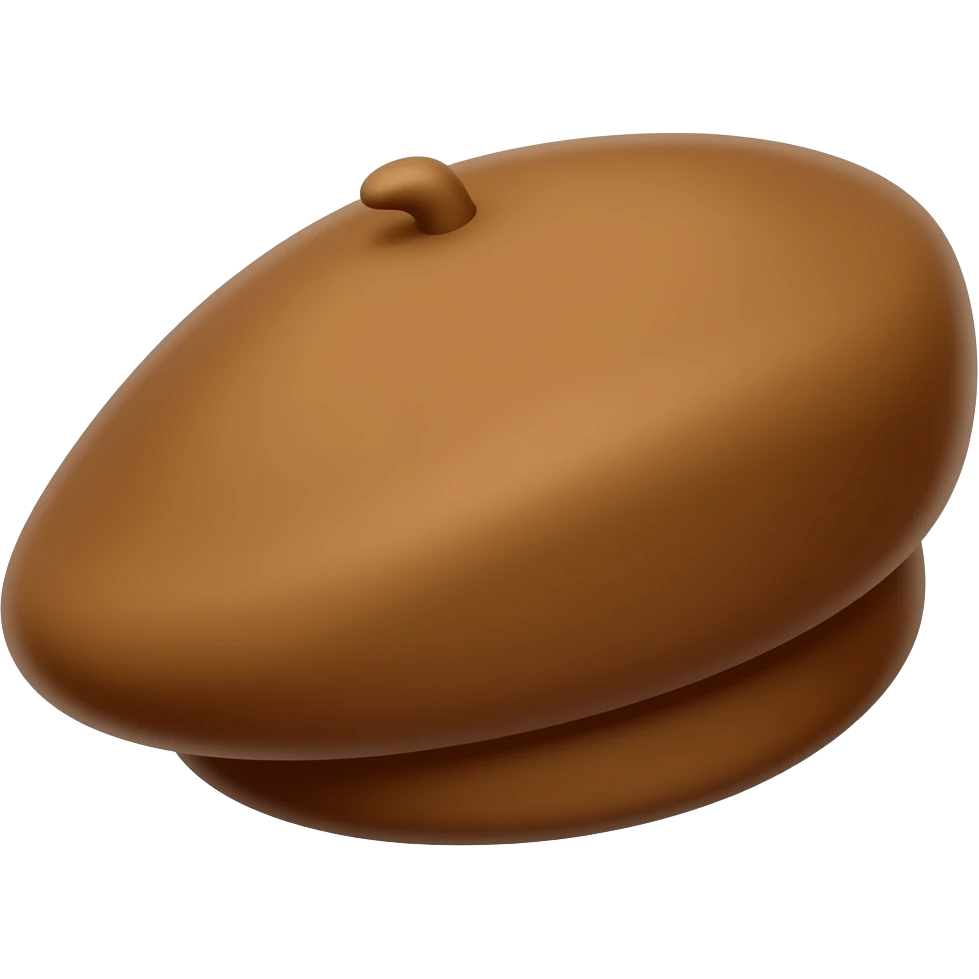 brown Beret emoji