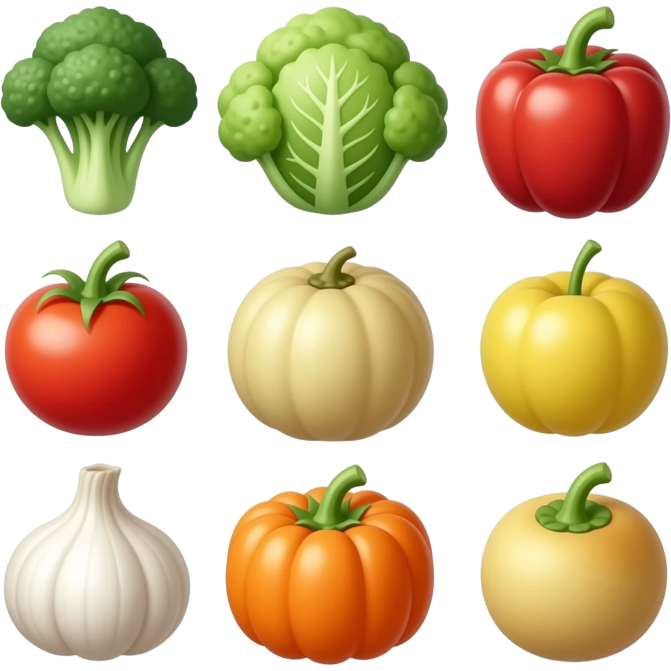 vegetables emoji