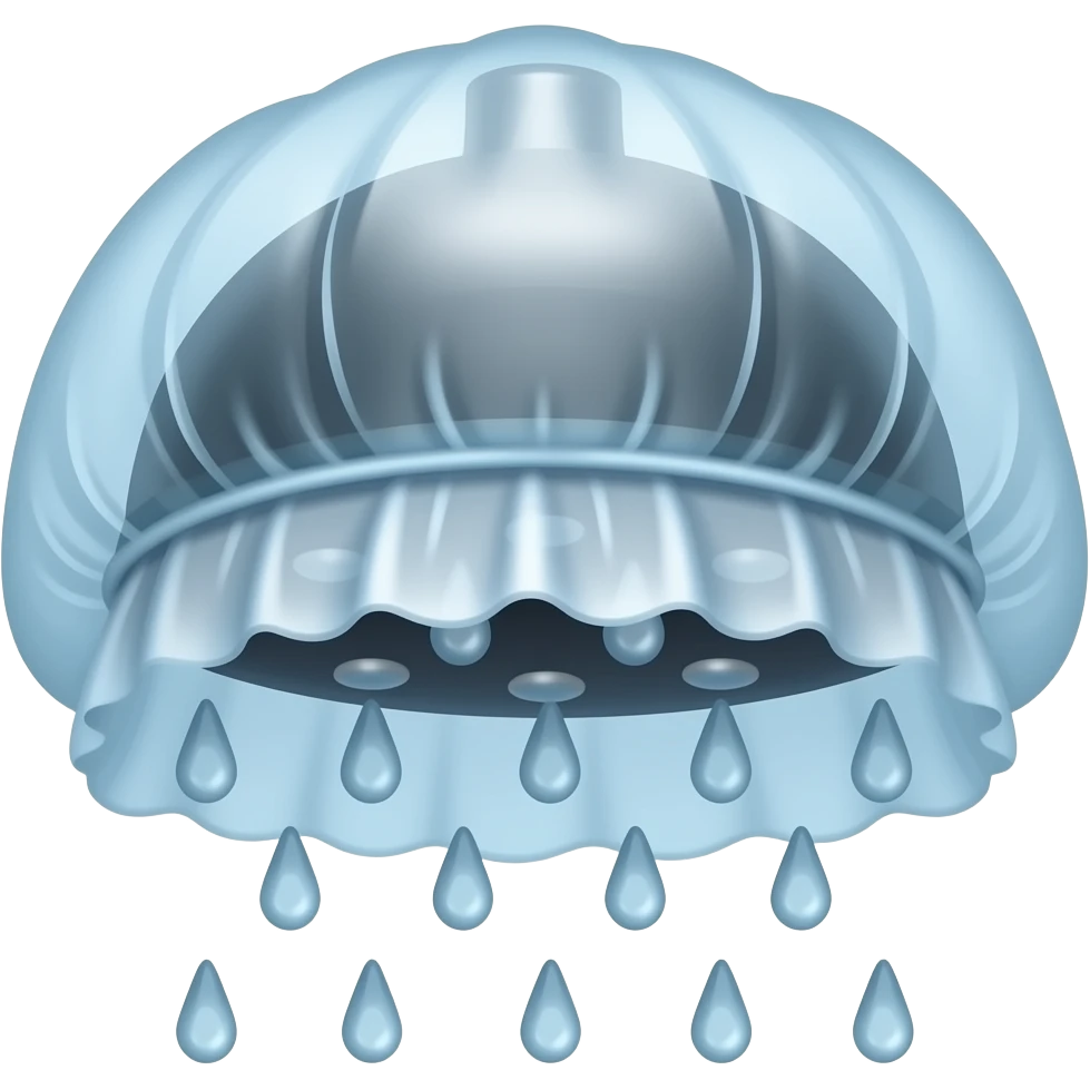 bathroom hand shower cap emoji