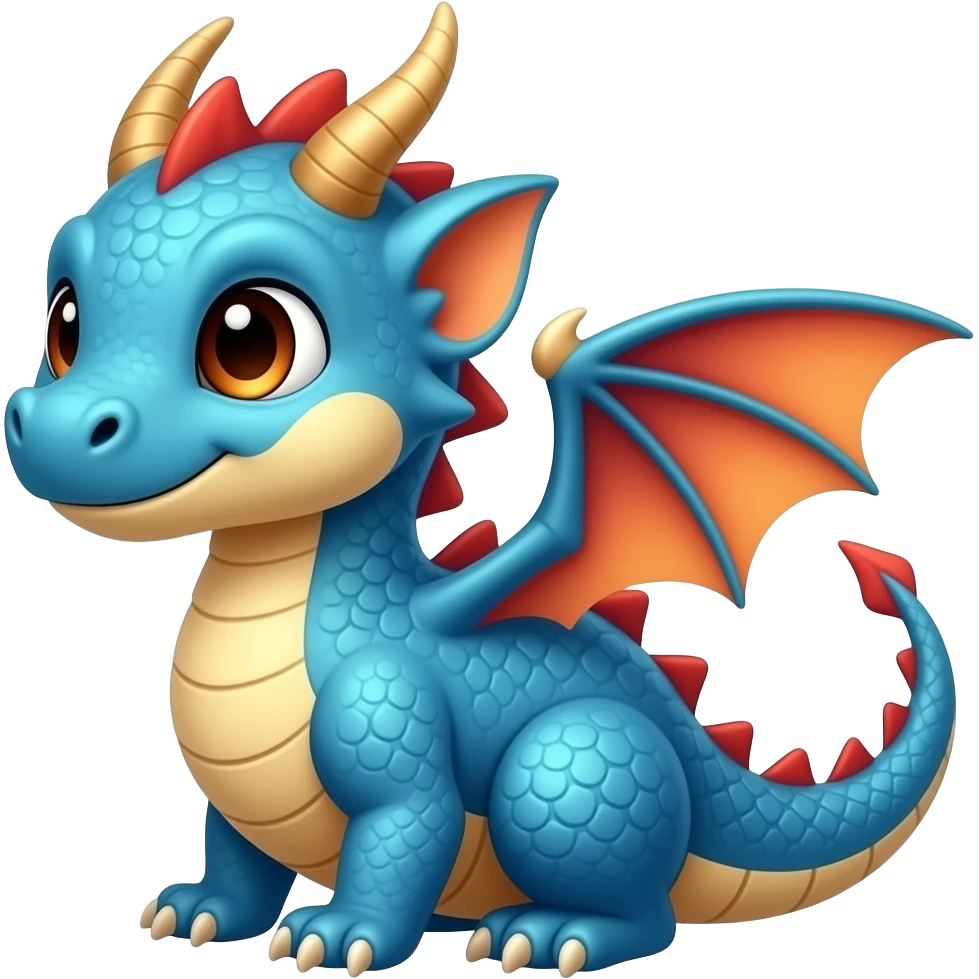 A mini draco emoji
