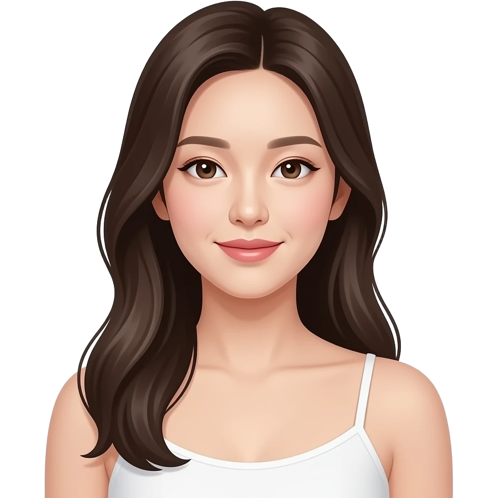 비율이 좋은 한국인 여성 emoji