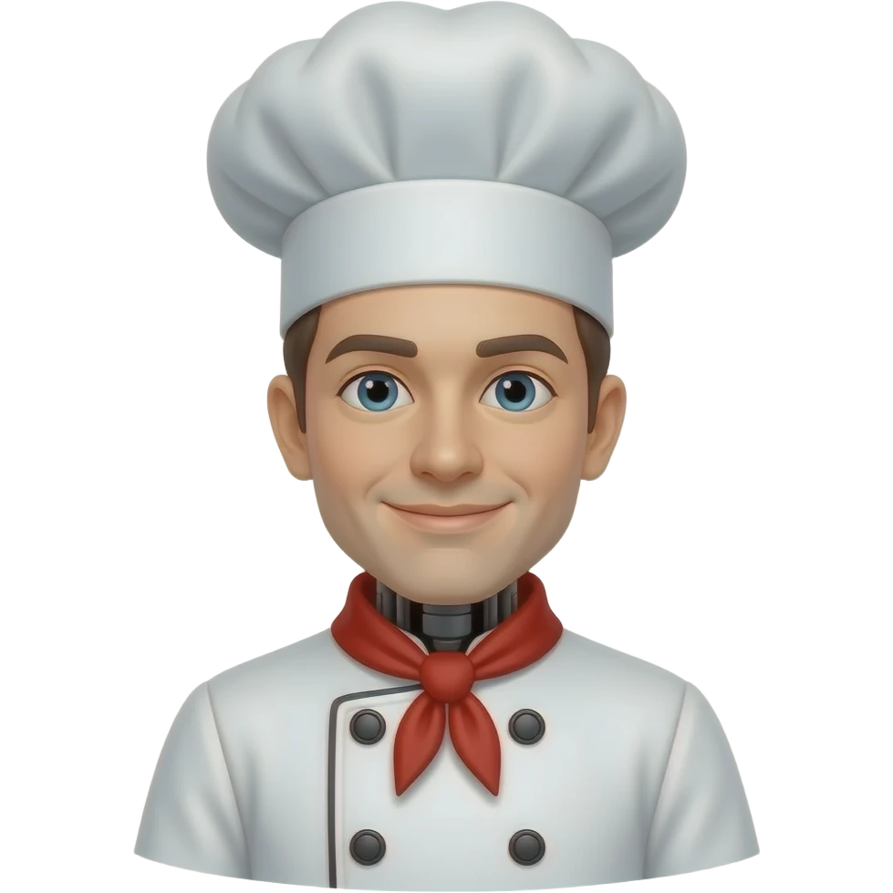 robotic chef emoji