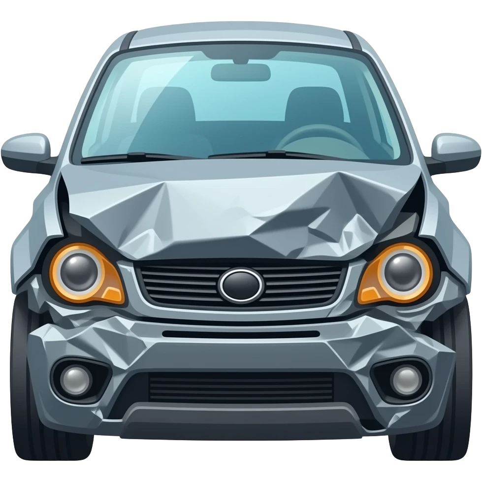 car crash emoji