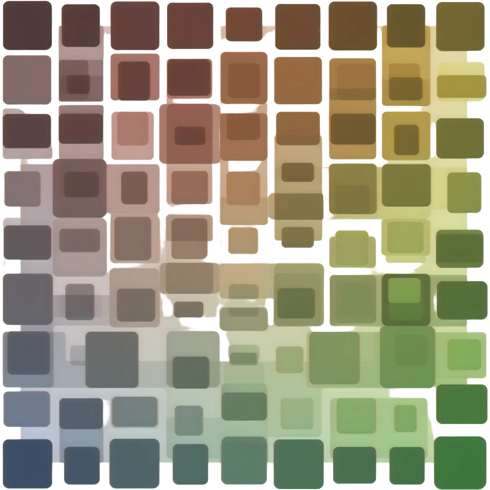 data chart with different-sized square (called a "tree map" but not a literally "tree") emoji