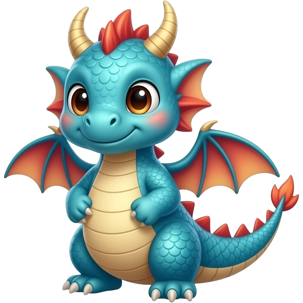 Small  cutedragon emoji