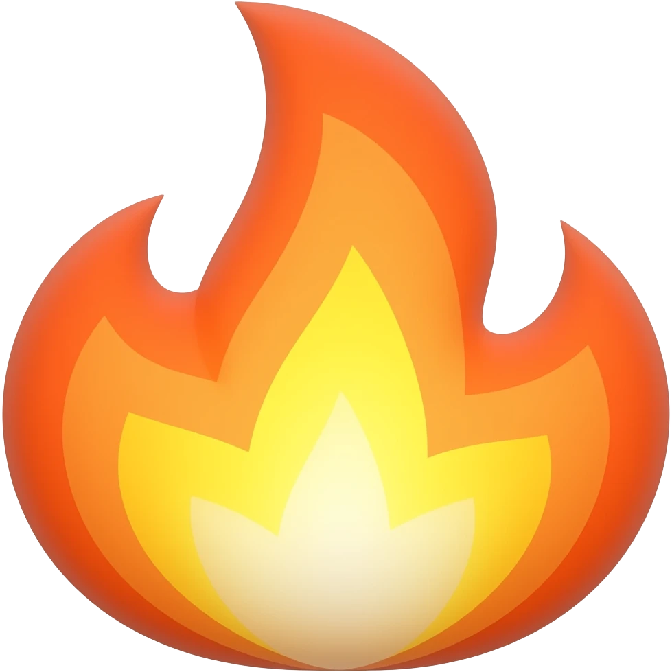 Fire lamp emoji