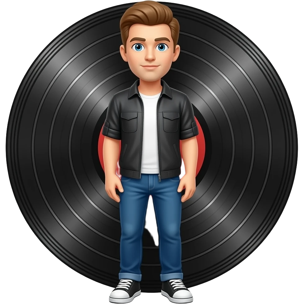 Vinyl DJ emoji