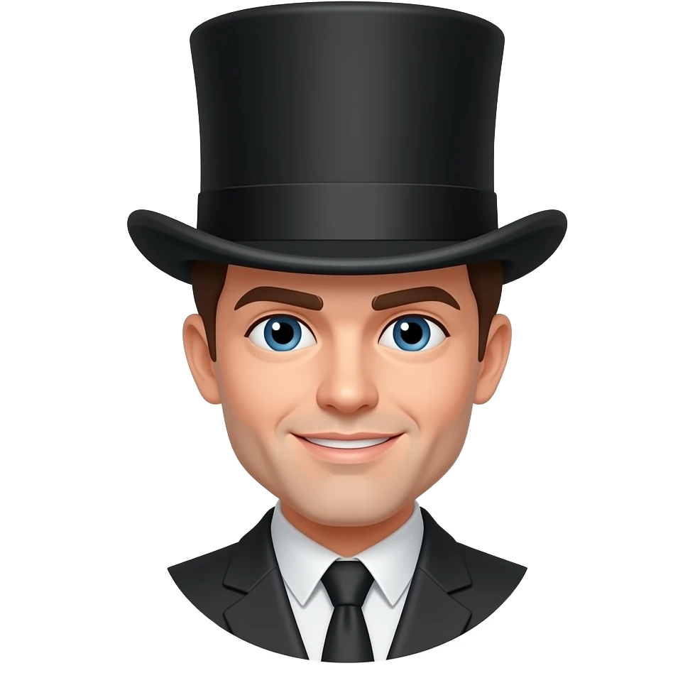 😌🎩 emoji