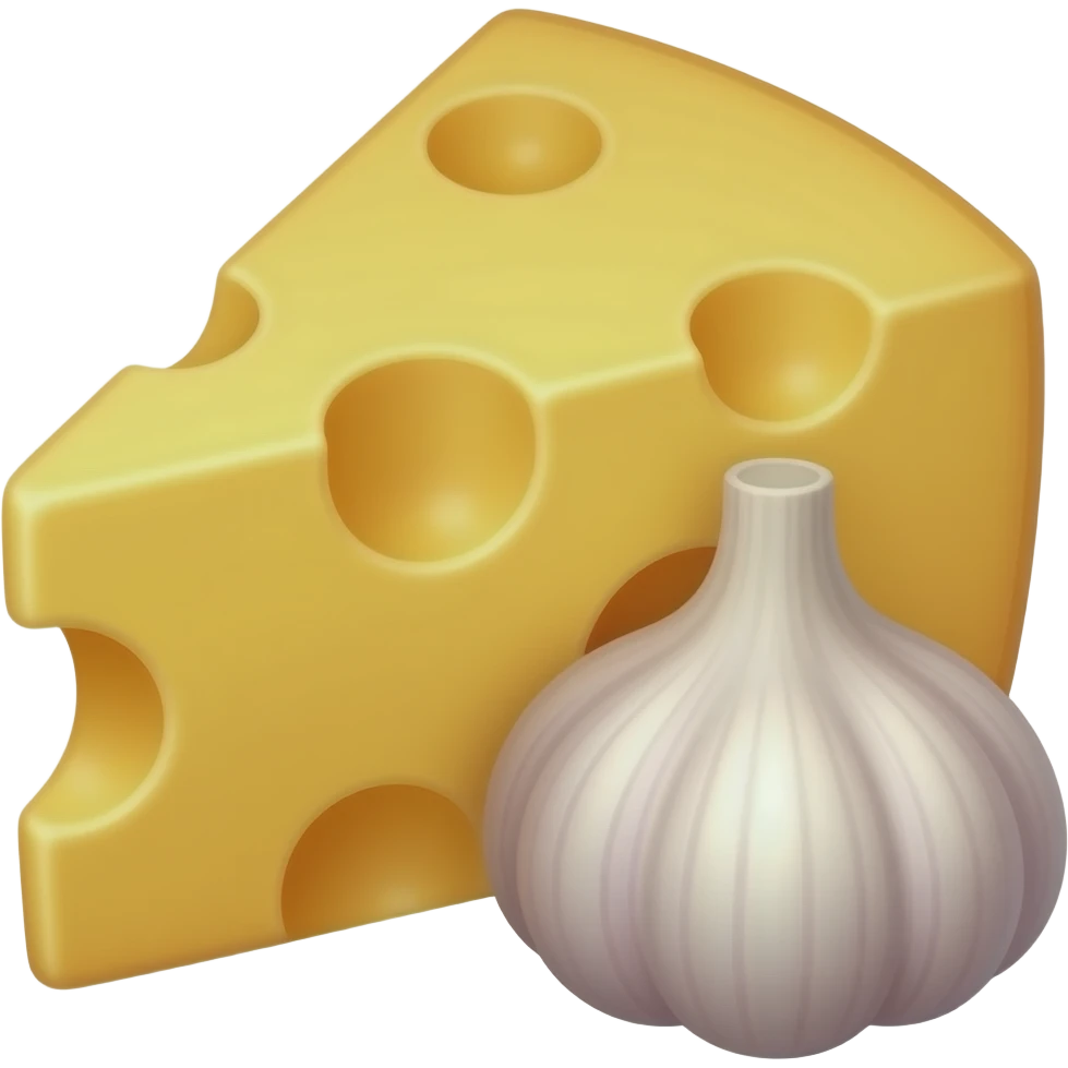 🧀+🧄 emoji