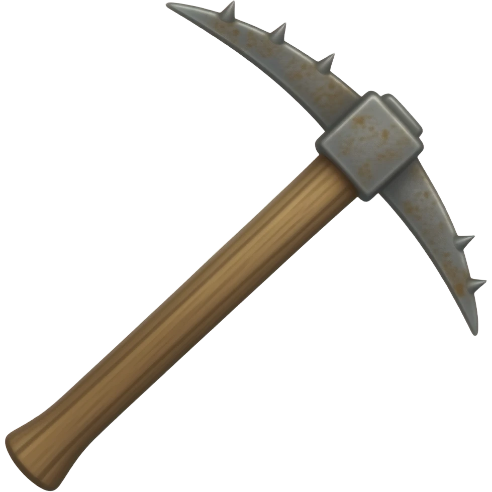 Pickaxe emoji