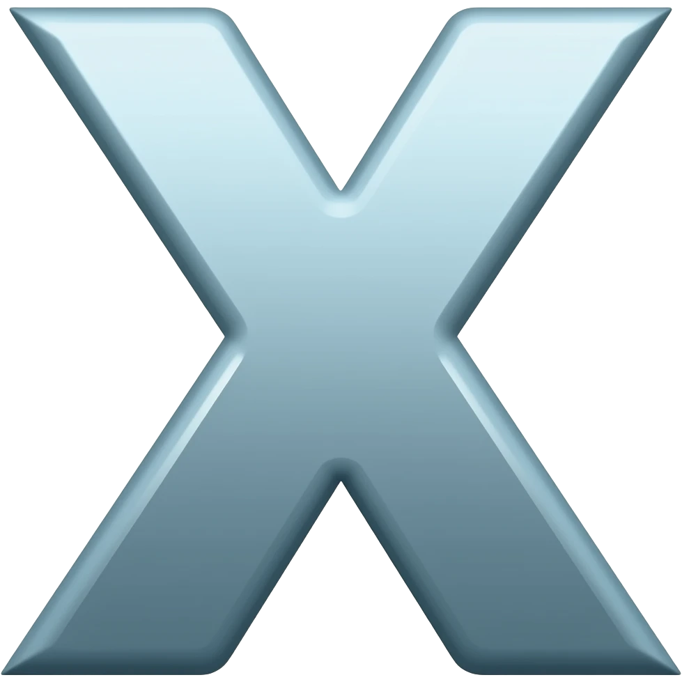 X emoji