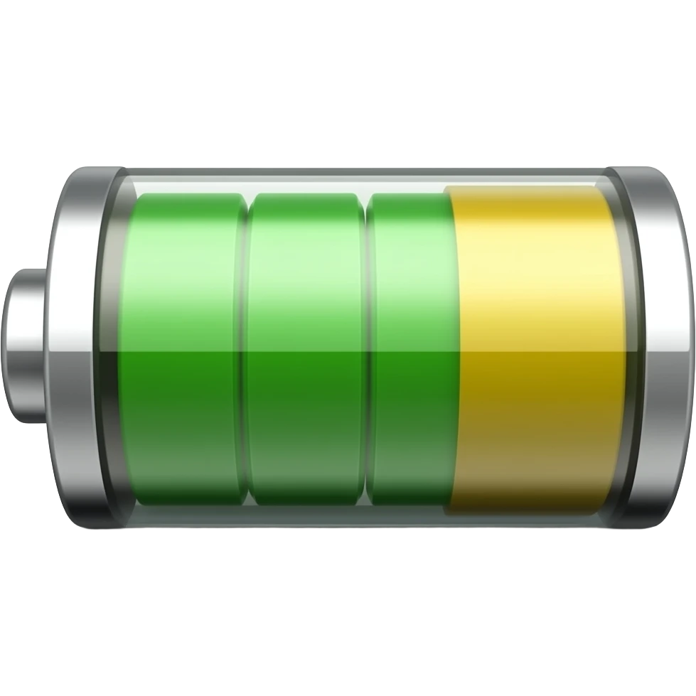 jedna bateria emoji