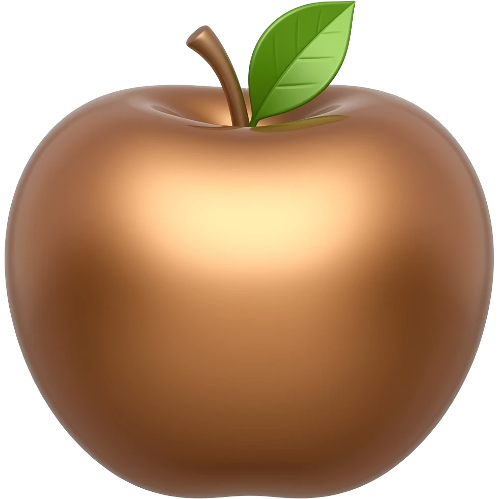 Tucson Bronze Metallic Apple emoji