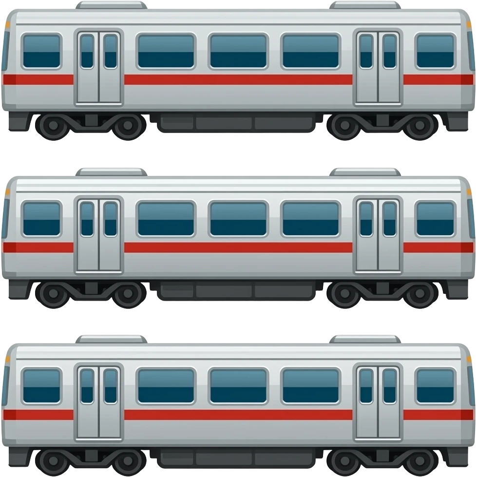 🚈🚃🚃🚃 emoji