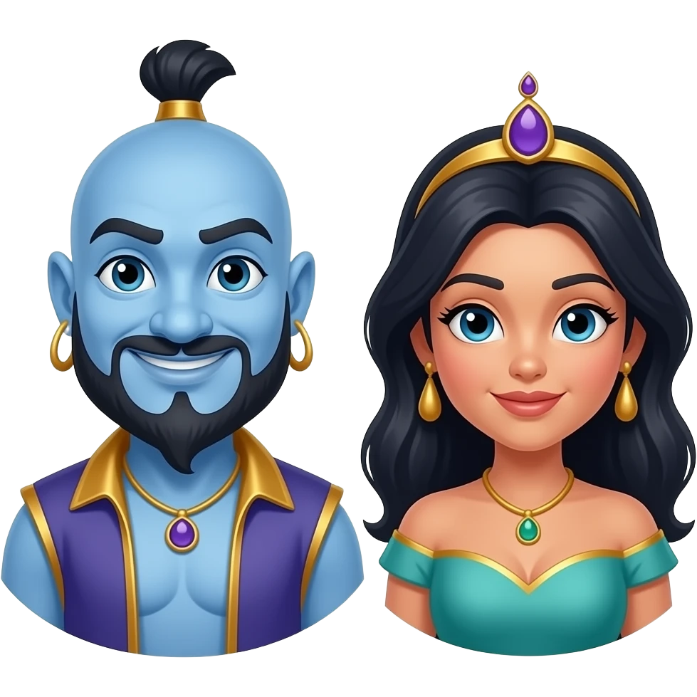 🧞🧞‍♂️🧞‍♀️ emoji