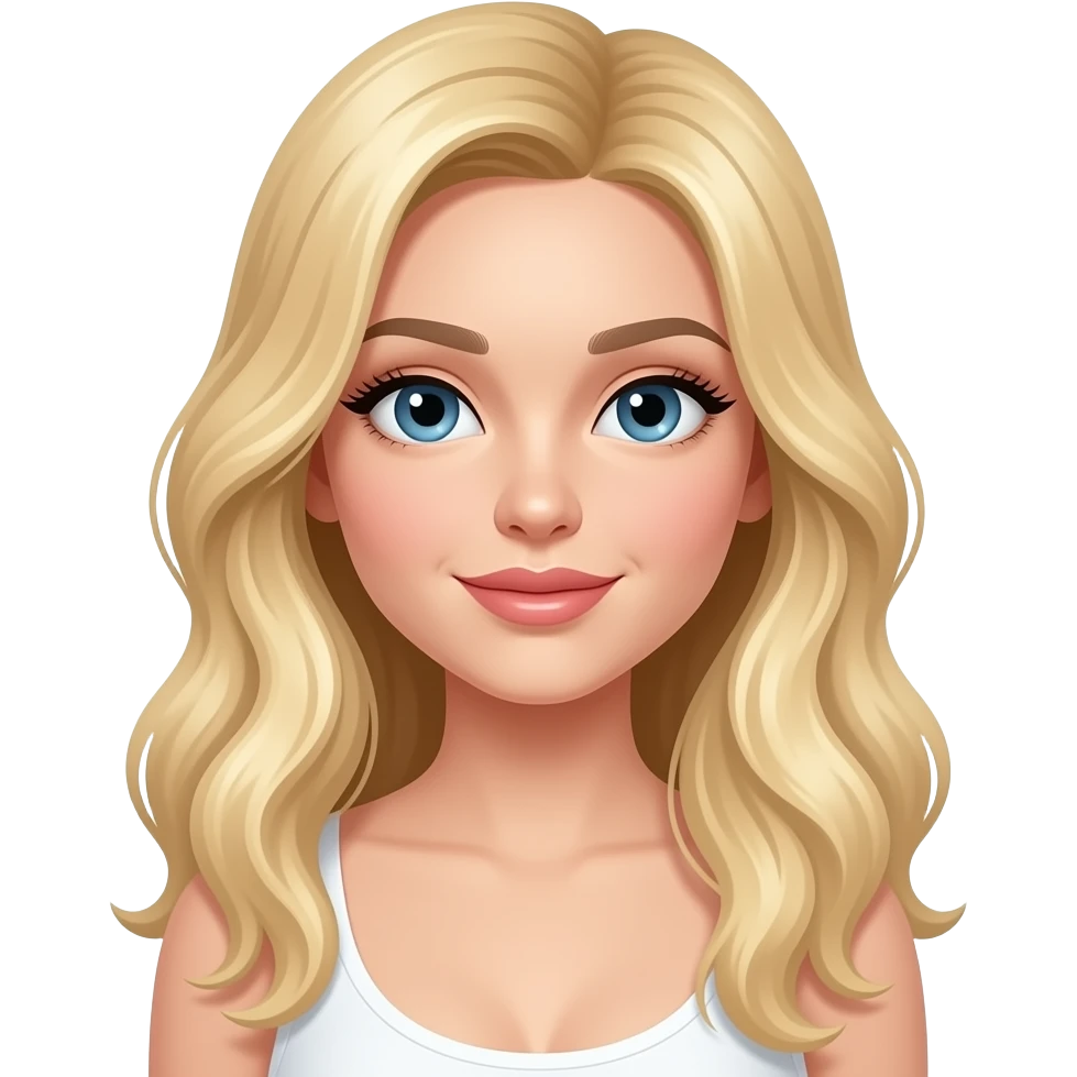 sexy blondy girl sexy emoji