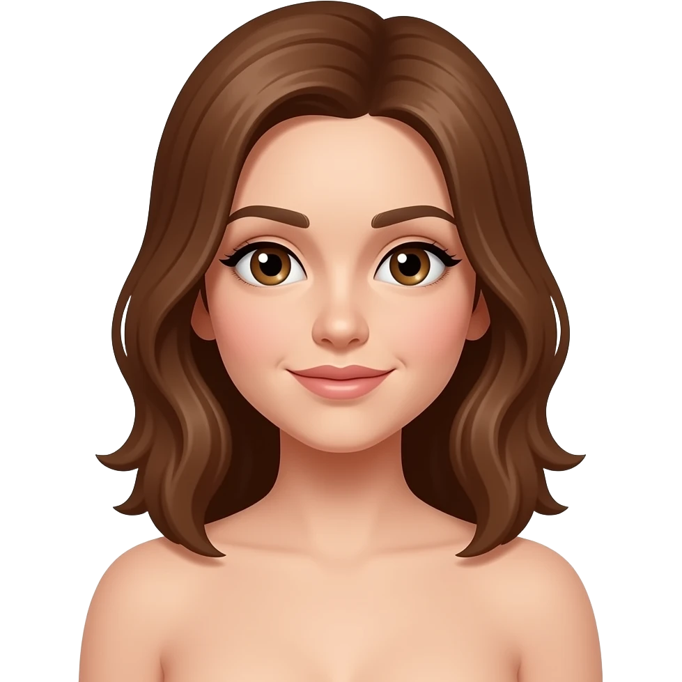 Nake girl emoji