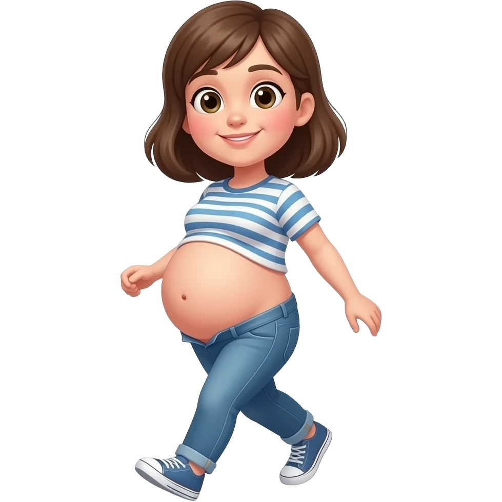 girl look at you tummy,big and full,ready to go pop,so full that a heavy fat stomach wants a gentle rub,A Bellybutton,had too much to eat,even one can’t fast but walks like one is pregnant with a baby bump sticking out and leading the way. emoji