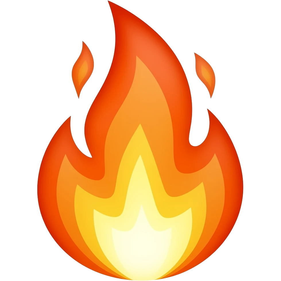 Fire, 3D Pixar, high quality. emoji