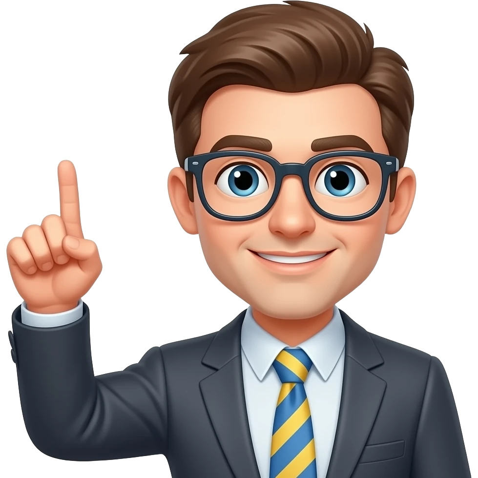 🤓☝️ emoji