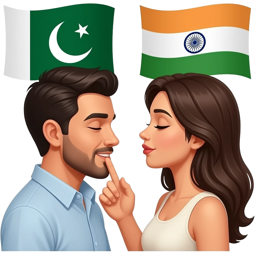 image of pakistani flag men fucking a indian flag women in a diggy style mode emoji