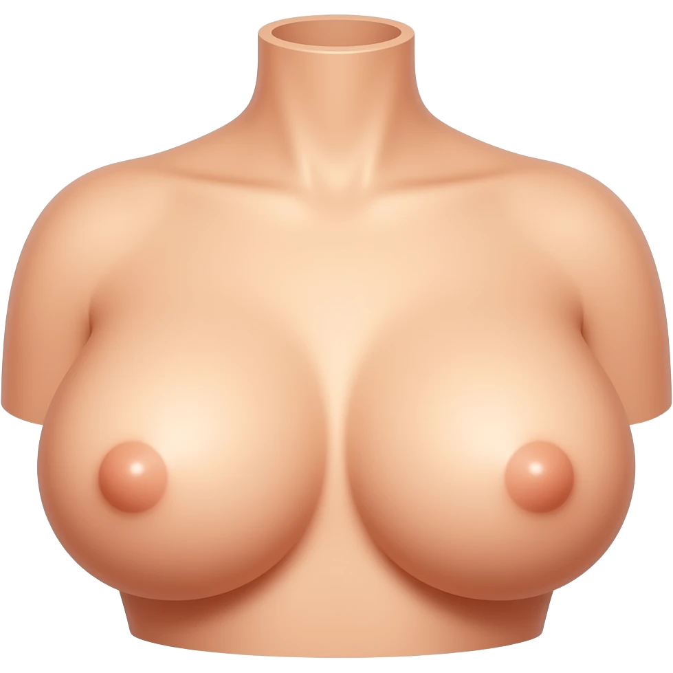 Cum on naked boobs emoji