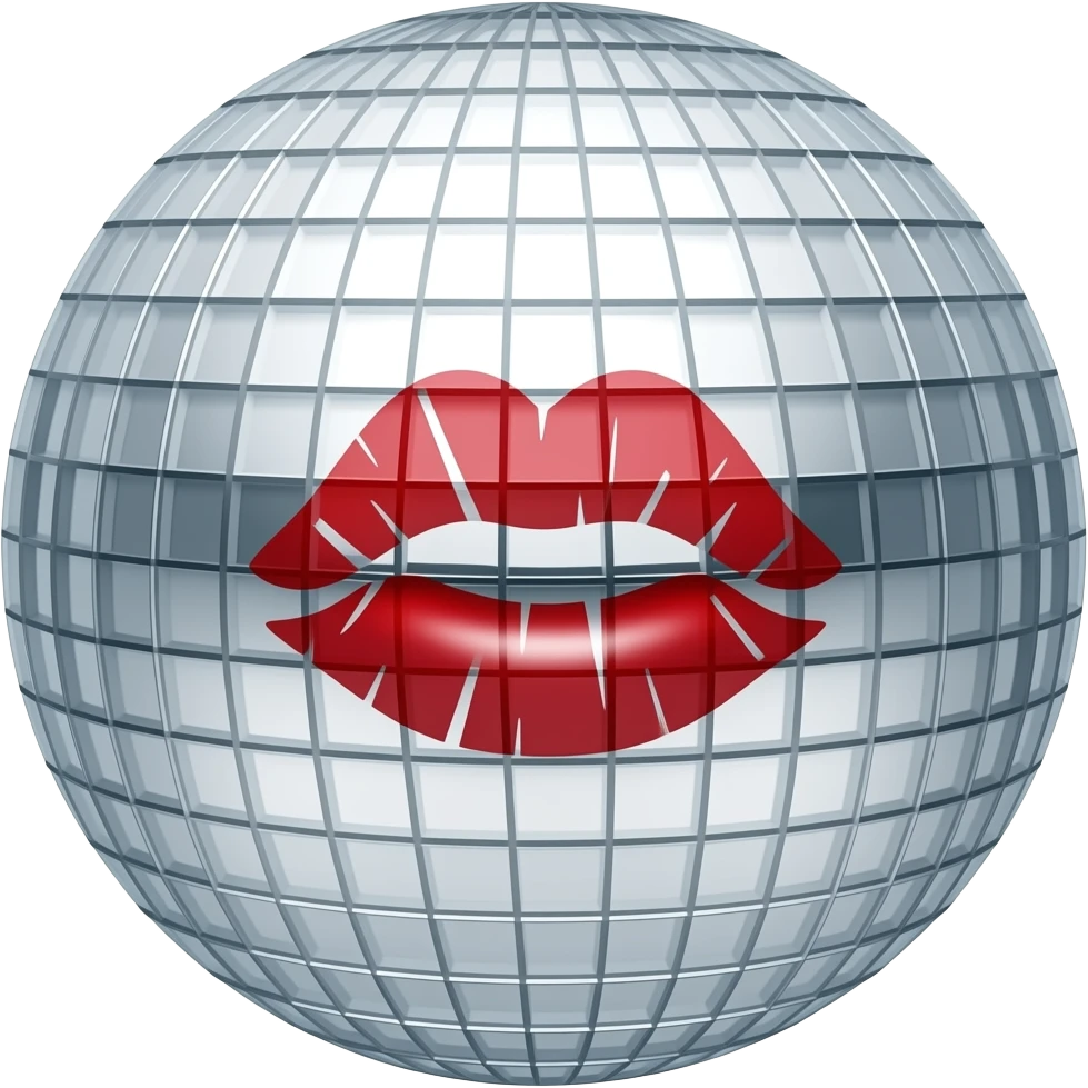 💋🪩 emoji