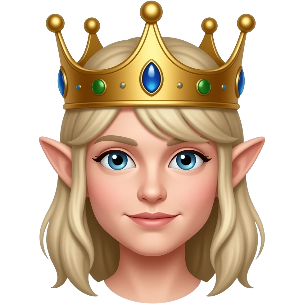 Crowned Elf emoji