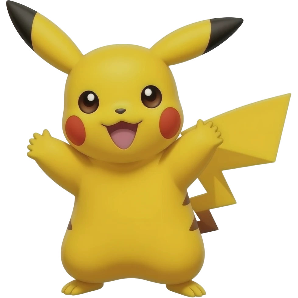 pikachu doing a freestyle emoji