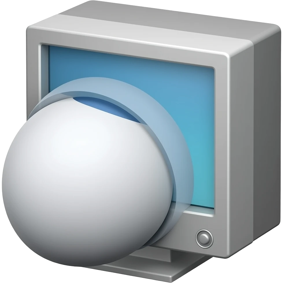 a gaming pc monitor has a big belly forwards like its pregnant emoji