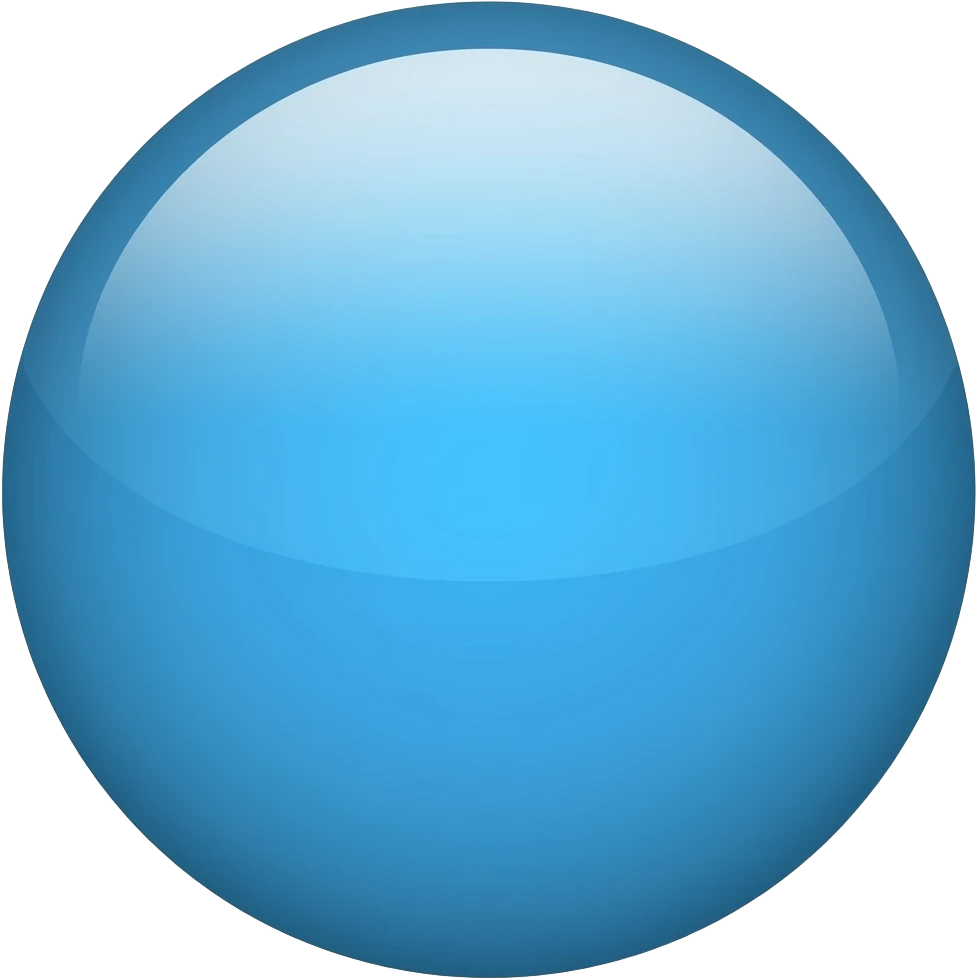 blue circle emoji