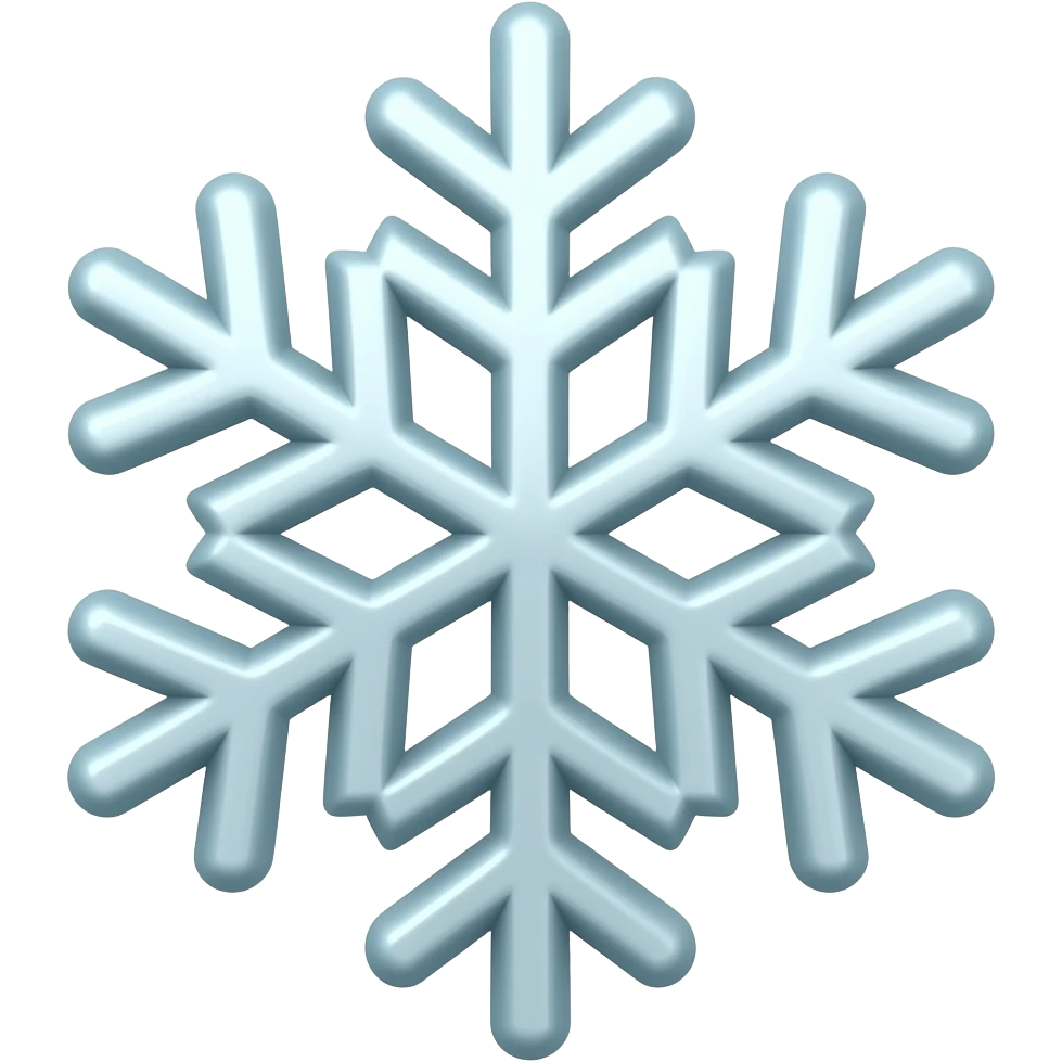 Snowflake emoji