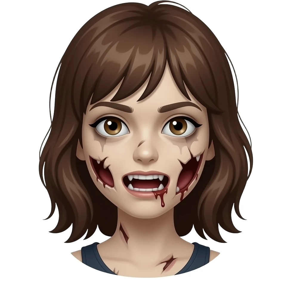 сделай из нее зззомби emoji