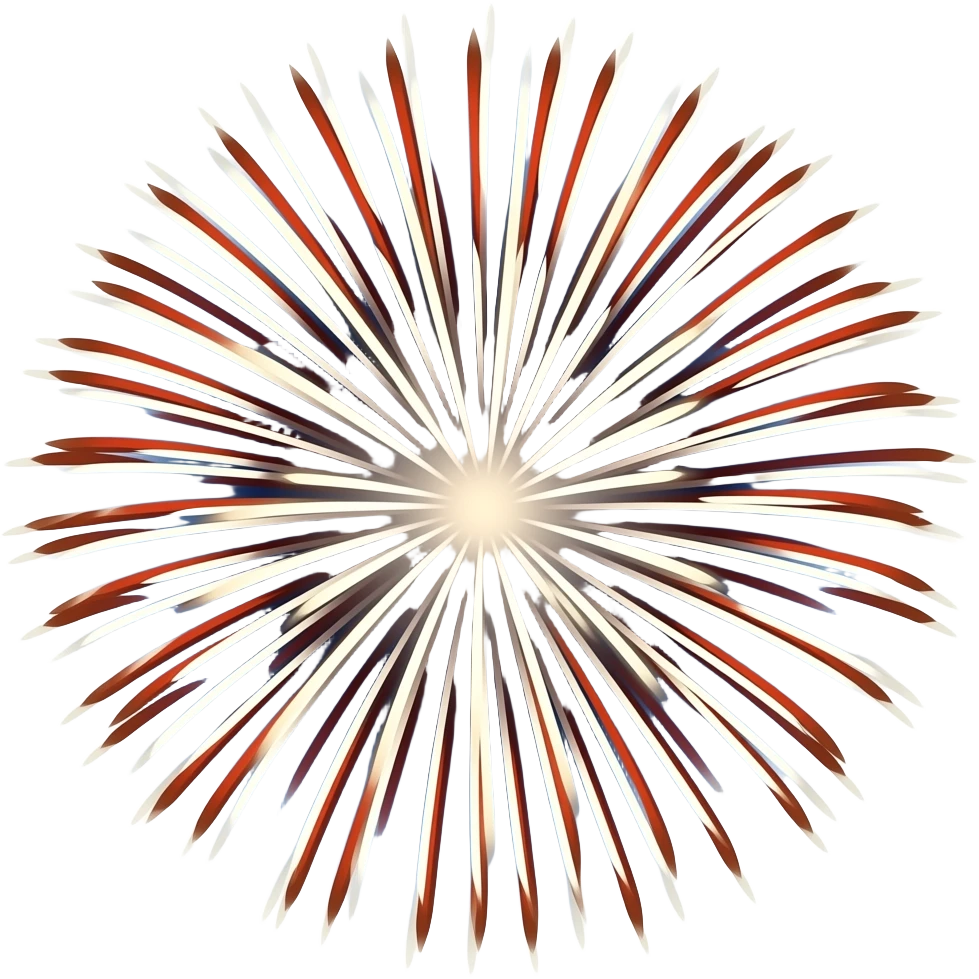 Fireworks bursting in the Air emoji