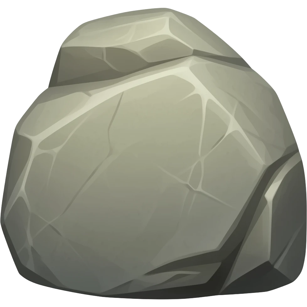 1 stone emoji