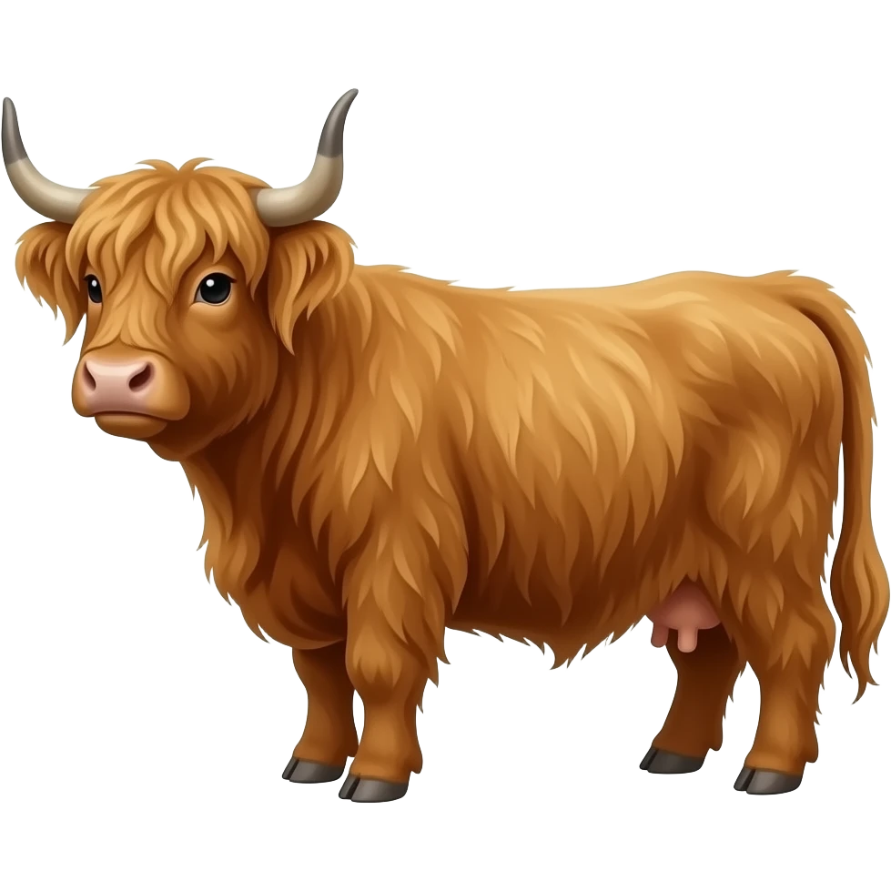 highland cow emoji