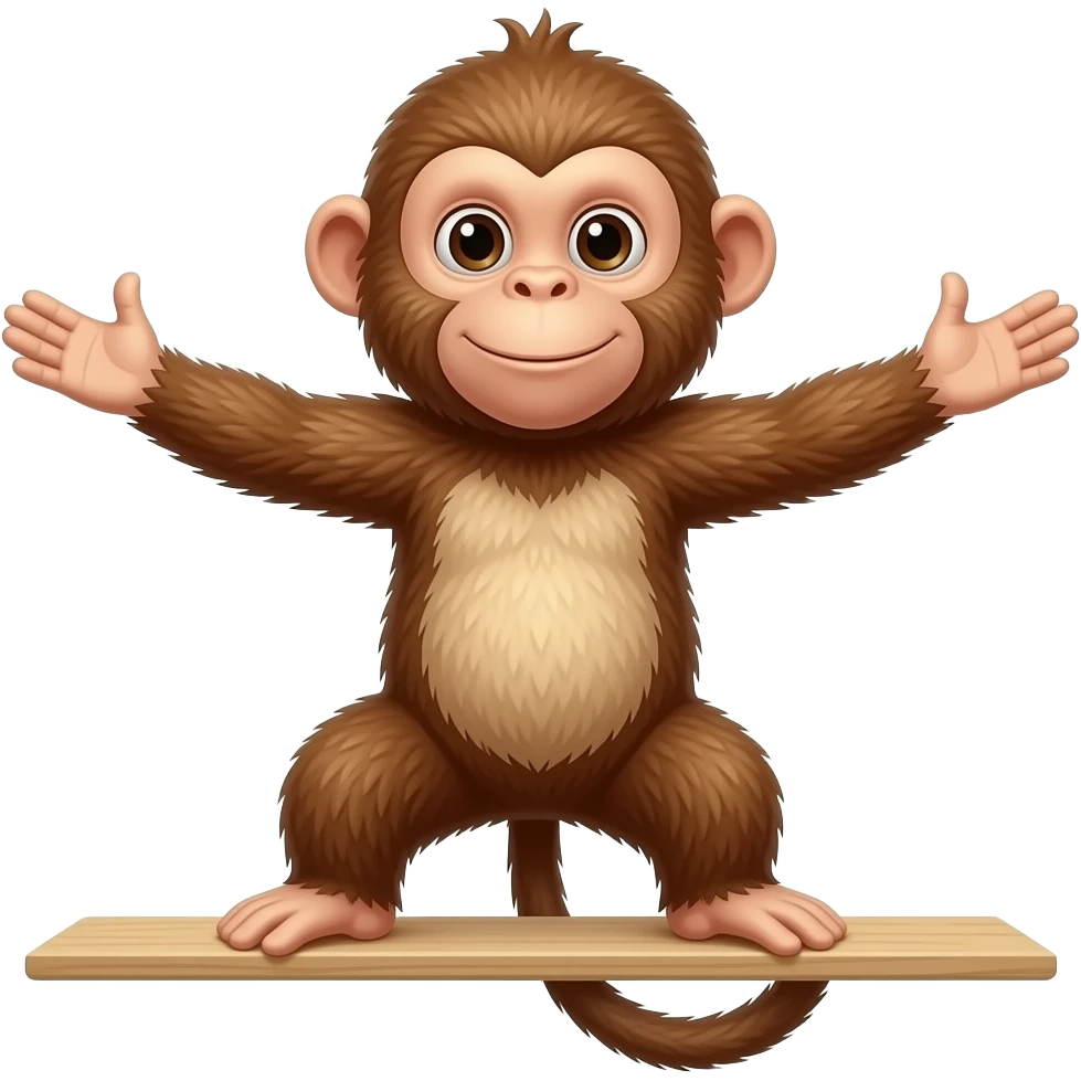 Monkey equlibrium emoji
