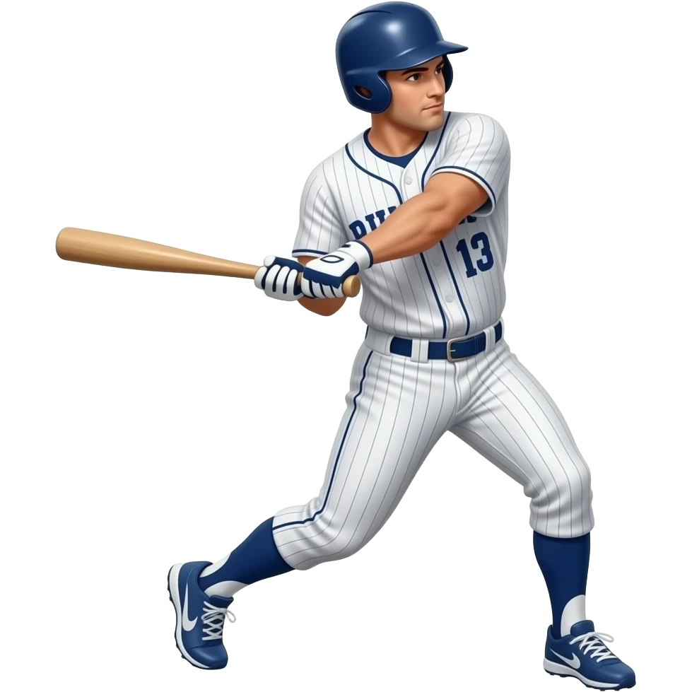 Baseball player batting emoji