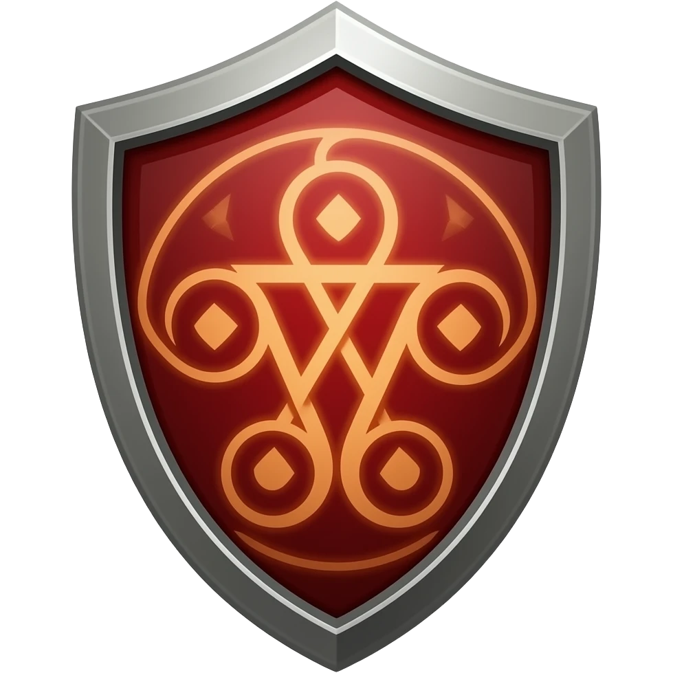 red magic shield emoji