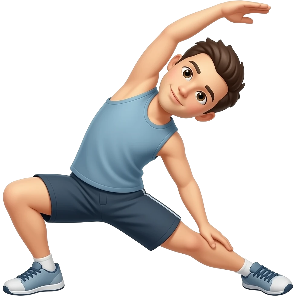 stretching emoji